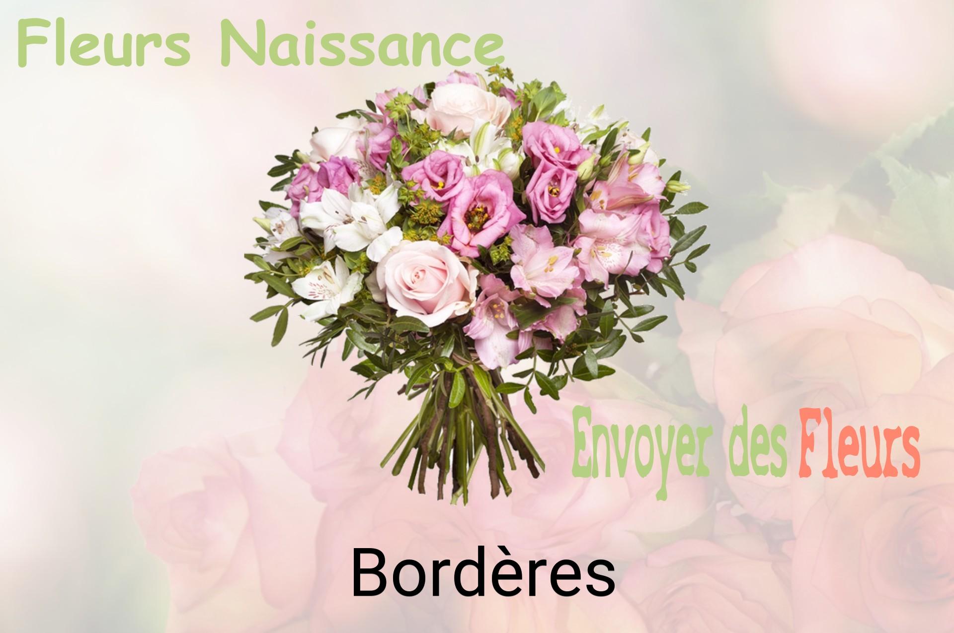 Bouquet de fleurs de naissance livré à Bordères